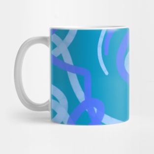 Spiral in Blue Mug